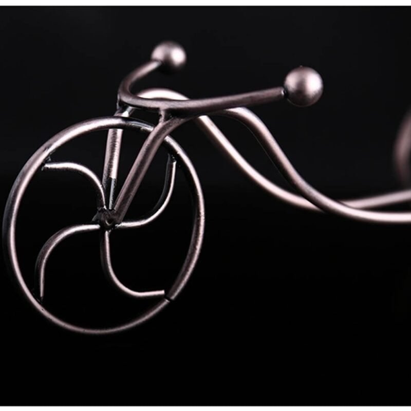 Porte-bouteille de Vin Tricycle Bronze – Image 2