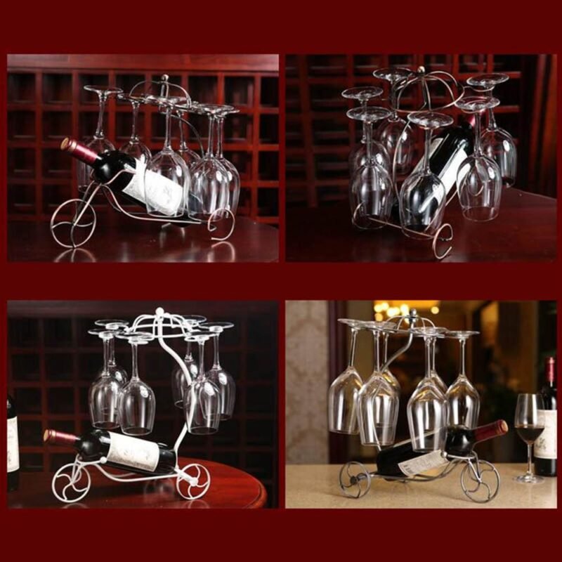 Porte-bouteille de Vin Tricycle Bronze – Image 4