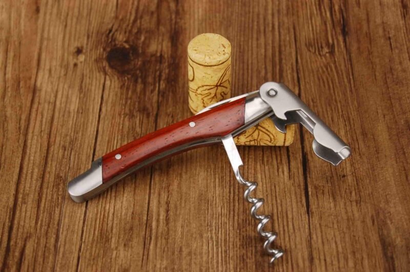 Tire-Bouchon Sommelier Bois Rouge – Image 5