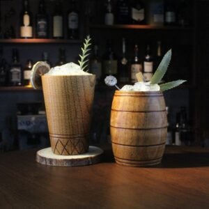 Gobelet effet bois pour mojito et rhum arrangé