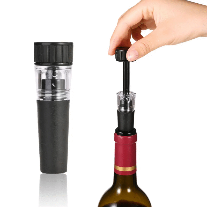 Dimensions-detaillees-des-accessoires-de-vin-tire-bouchon-bouchon-sous-vide-et-verseur