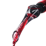 verseur aérateur de vin gros plan avec vin rouge