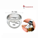 dimension bague ouvre bouteille