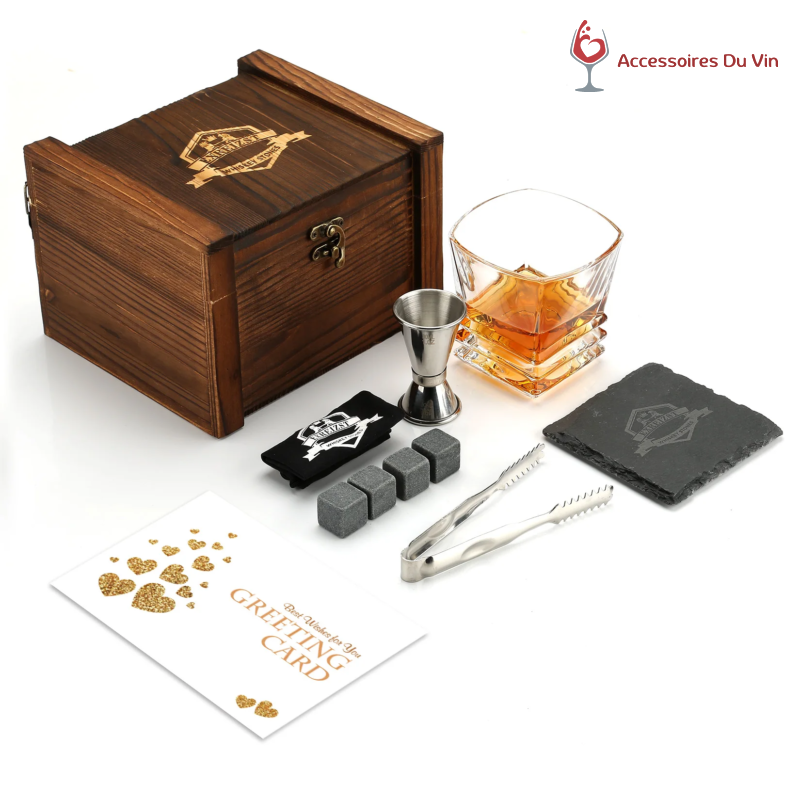 coffret-whisky-granitus-boite-bois-accessoires Coffret Whisky Granitus boite bois