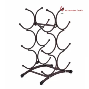 Porte-bouteille métal verticalis design