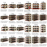 dimension porte-bouteille en bois