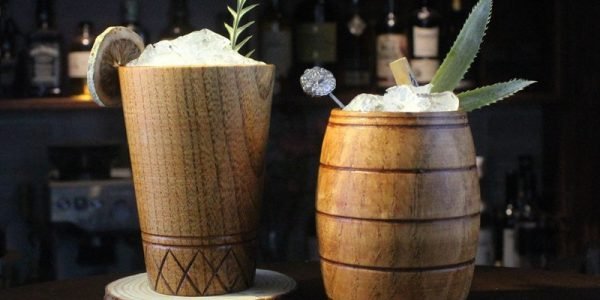 Gobelet effet bois pour mojito et rhum arrangé